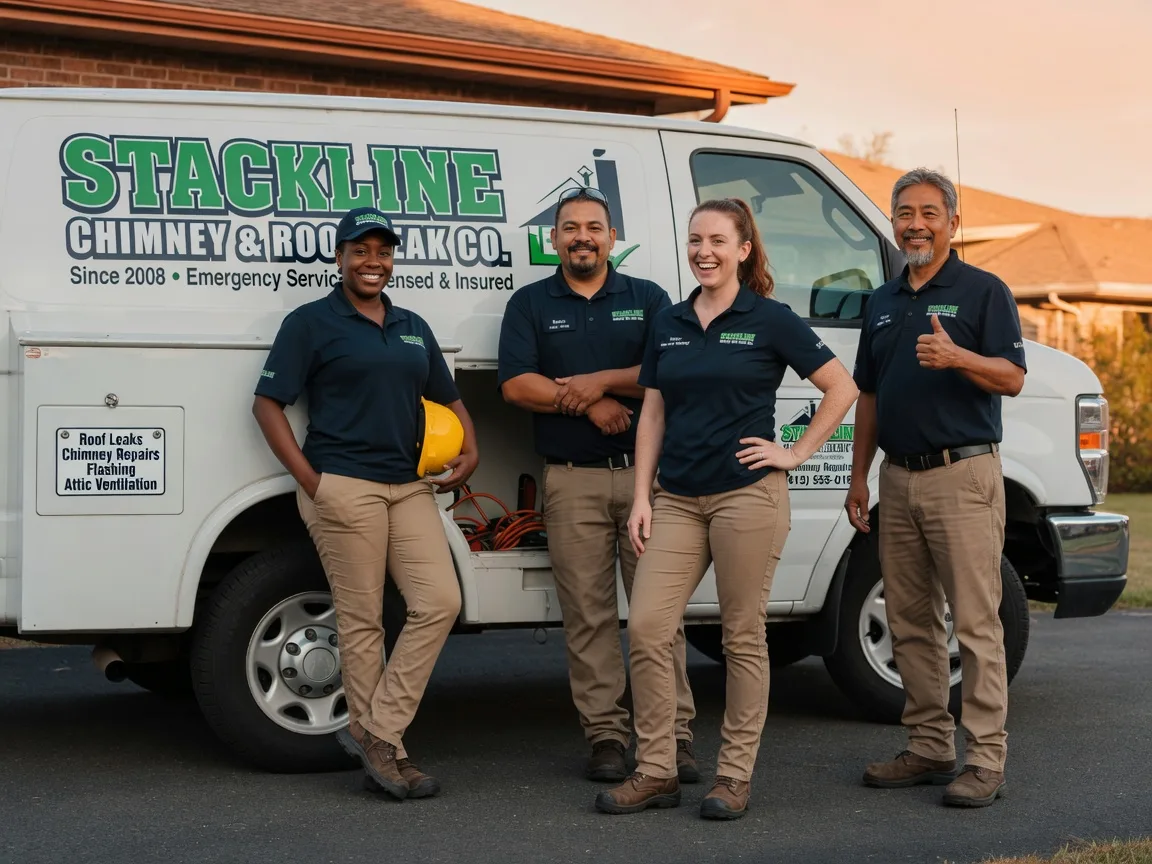 Chimney flashing repair company in Hennepin, OK